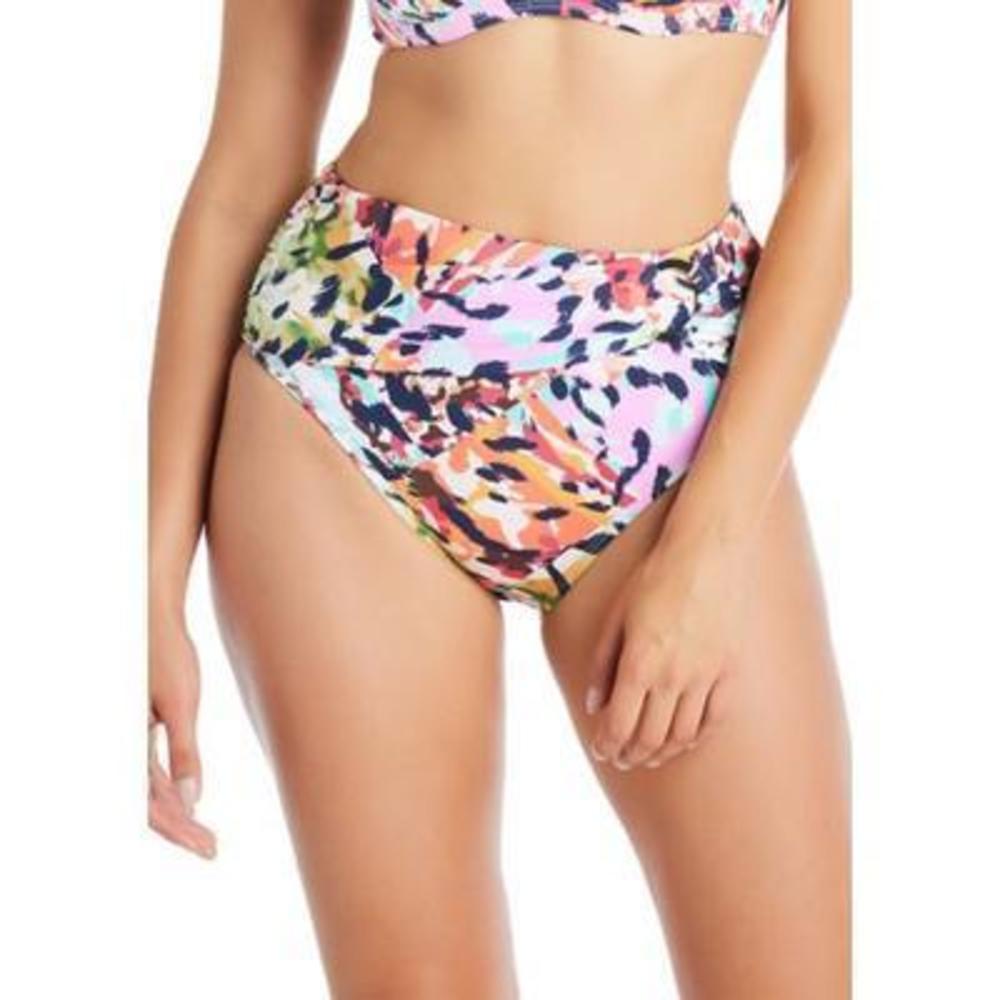 NWT Party Animal Draped High Waisted Bikini Bottom
